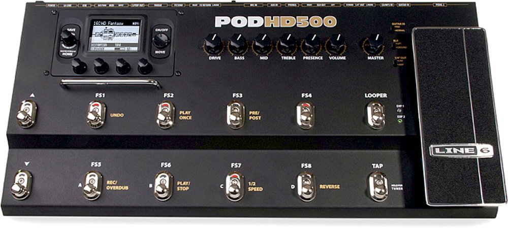 日本産】 話題のマルチエフェクターLINE6 POD HD500X 製品詳細レビュー 