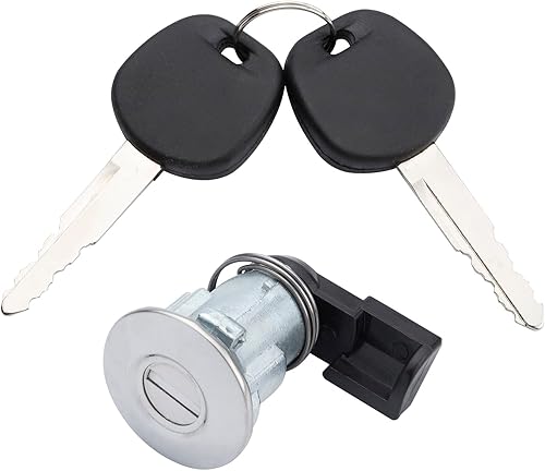 Cilindro de bloqueo de tapa de depósito de combustible con 2 llaves para Tacoma 1995-2004| Tundra 2003 2002 2001 2000 Reemplazo #69058-35140,