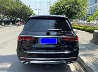 Vista 3 de HIGH FLYING Para Mercedes-Benz Clase GLS (X167) 2020-2024 Accesorios de coche Acero inoxidable para maletero trasero parachoques protector de placa
