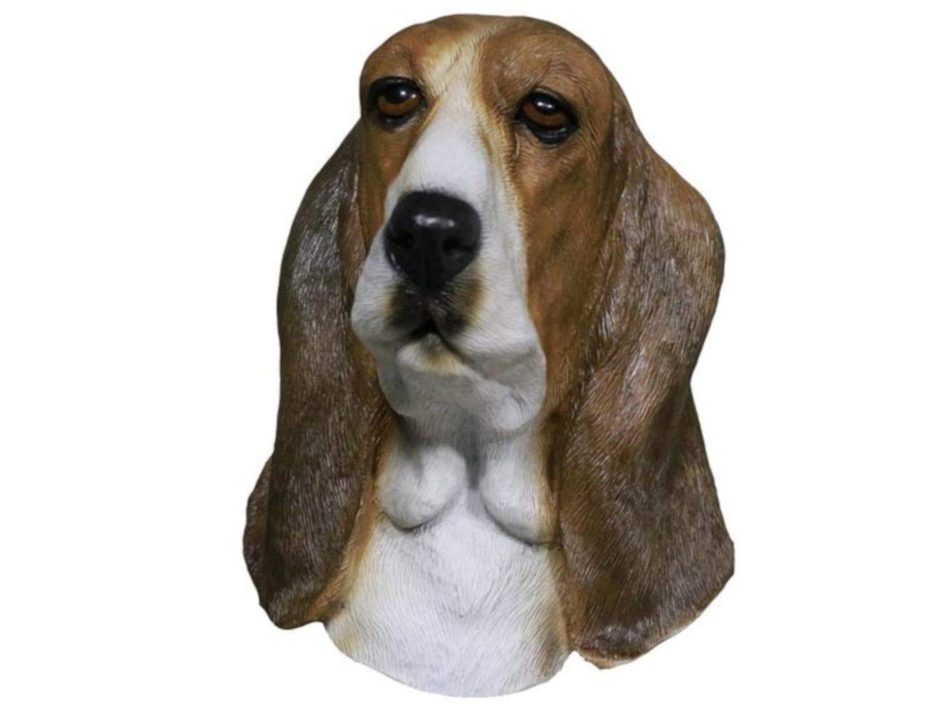 B-Creative Latex Full Head Overhead Animal Cosplay Masquerade Fancy Dress Up Carnival Mask (Bassett Hound Mask)