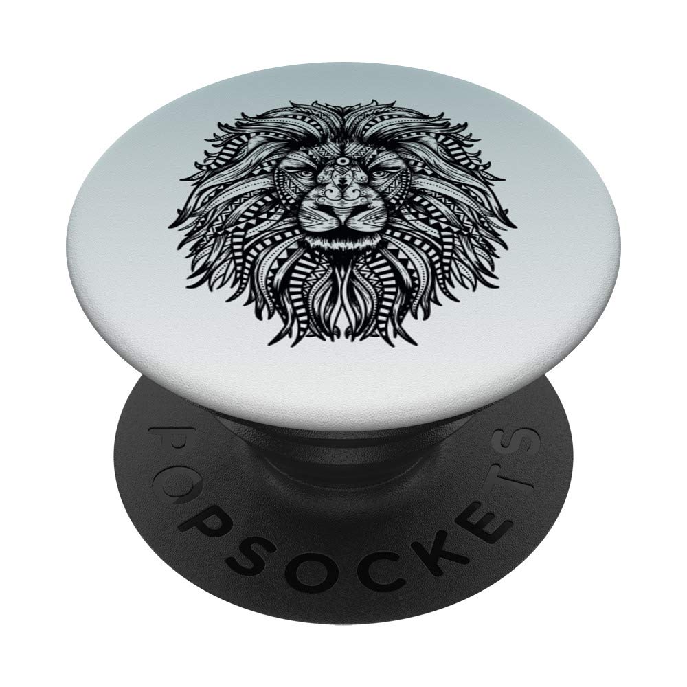 Amazon.com: Beautiful Lion Face Tribal Mandala Tattoo Art : Cell Phones &  Accessories