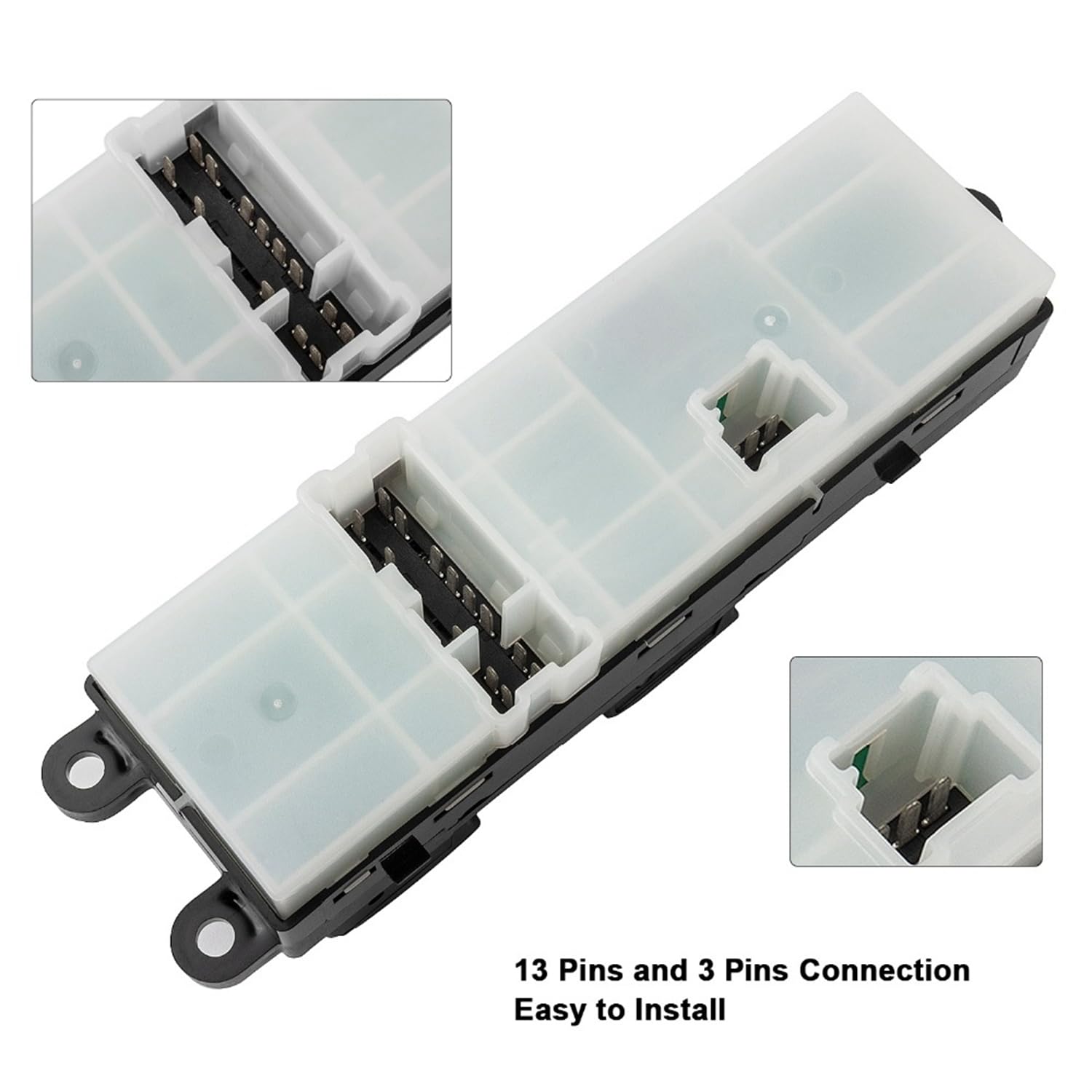 Interruttori a pulsante per auto Pulsantiera Finestra 25401-EB30B Compatibile con Nissan Navara D40b Pathfinder Qashqai 2005-2016