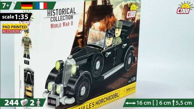 Amazon.com: Cobi toys 244 Pcs Hc WWII /2261/ De Gaulee'S 1936