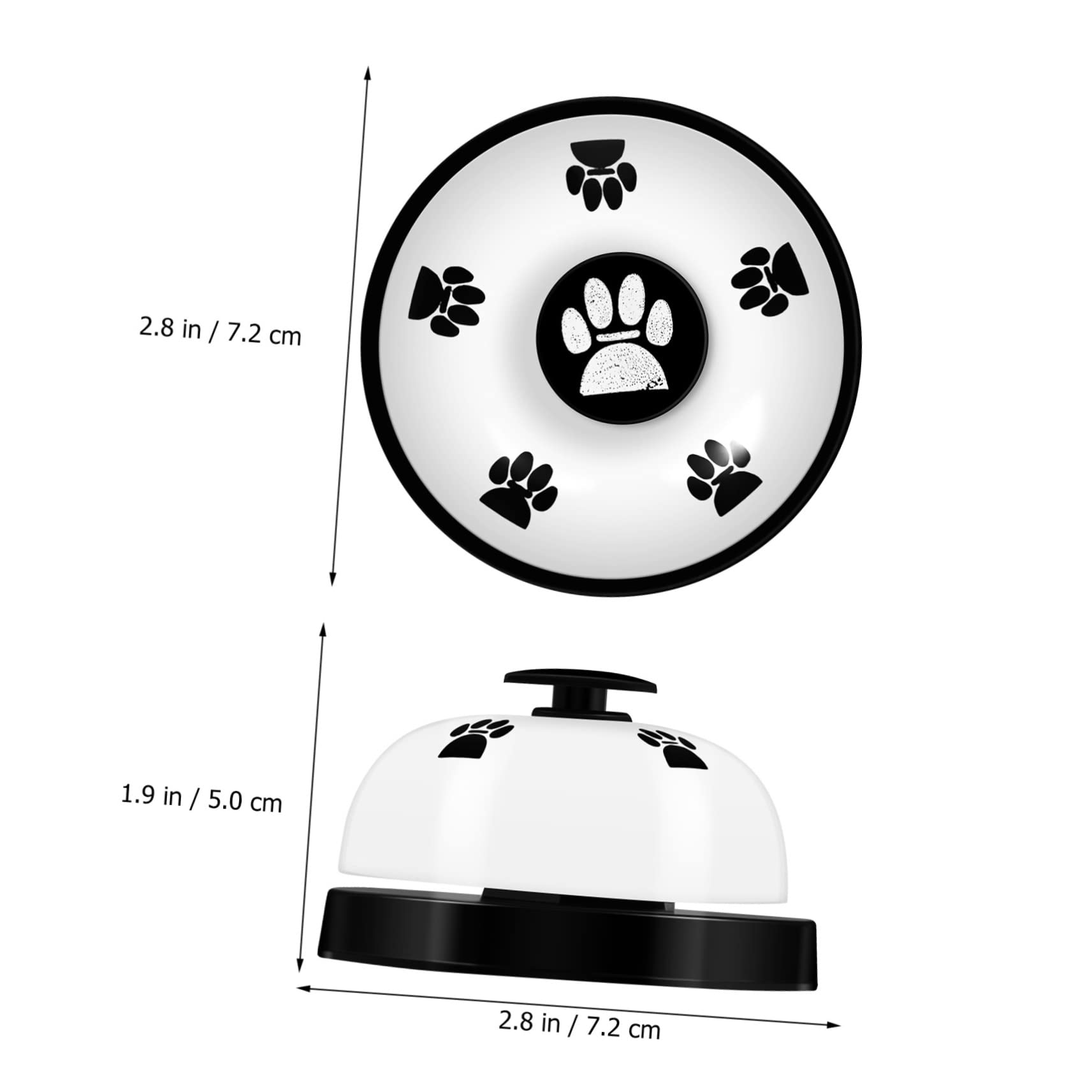 GANAZONO 3pcs Pet Training Bells Dog Cat Door Bells Potty Training for Dogs Cats Hand Press for Pet