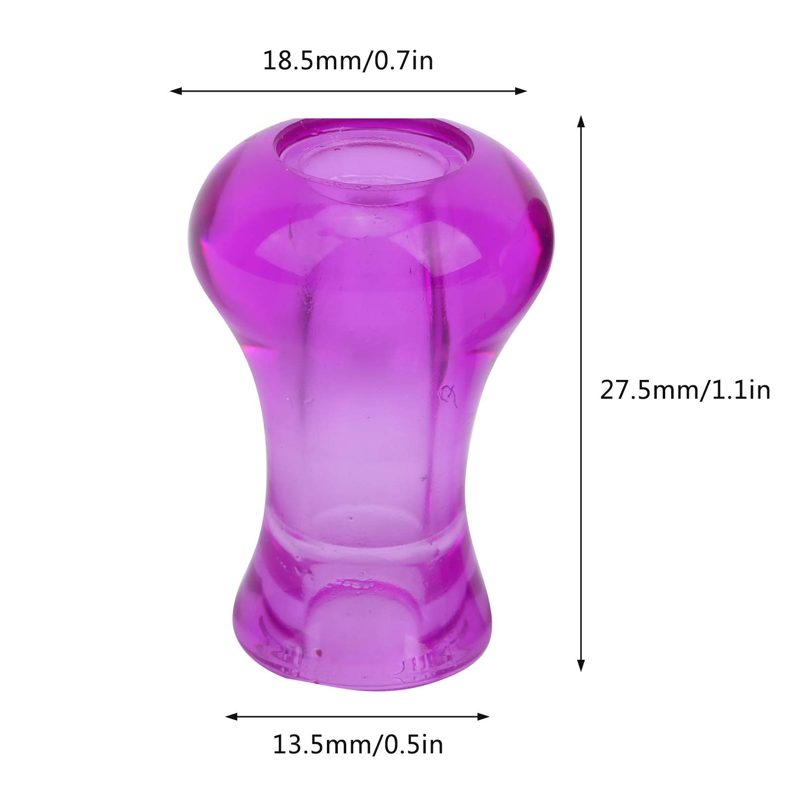 1 par de pomos de manivela de repuesto para carretes de pesca con señuelos de 27,5 mm para carretes de spinning de perfil bajo.