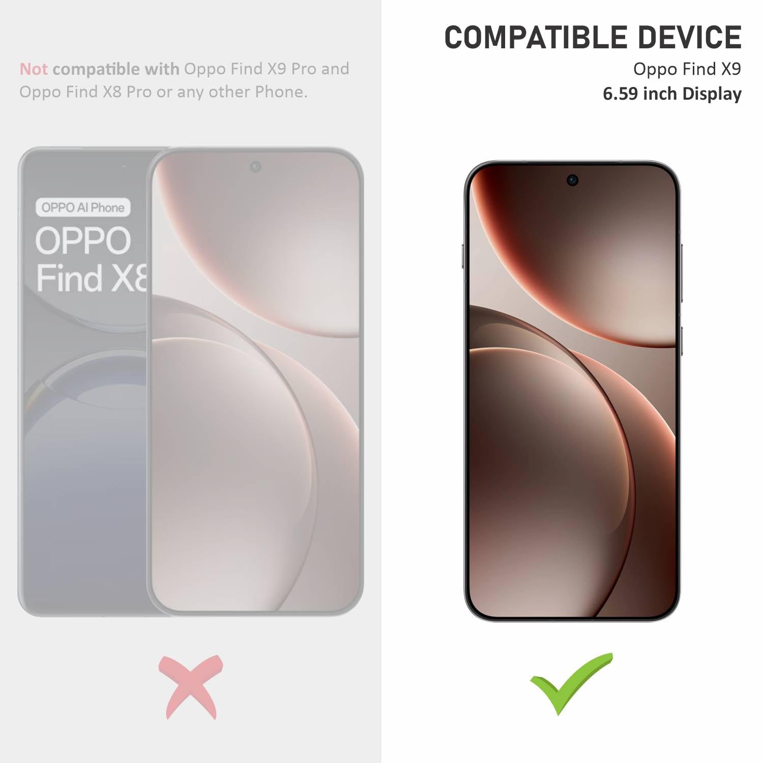 SupCares Tempered Glass for Oppo Find X9 (6.59 Inch) With Installation Kit | 9H Edge to Edge Screen Protector | Black — Amazon image 2