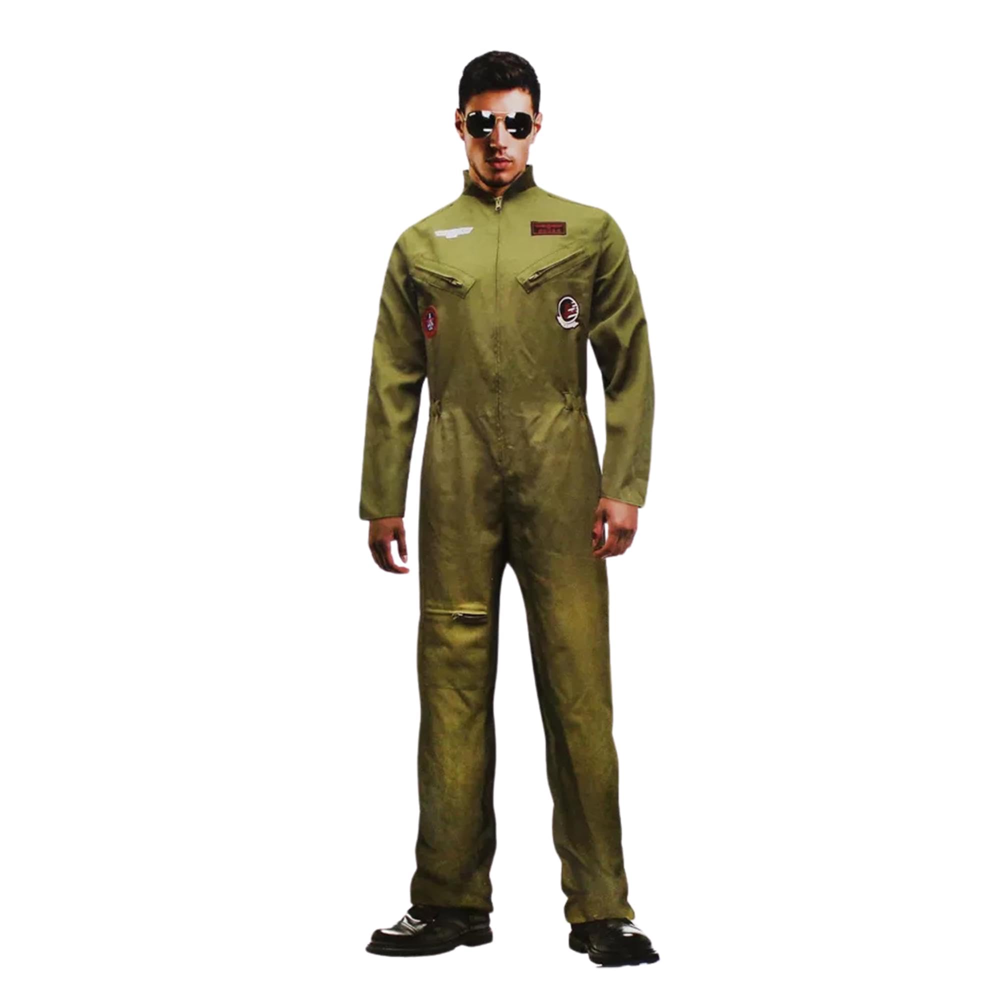 Air Force Pilot Flight Suit Mens Costume
