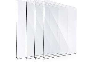 Transparency Acrylic Cutting Pads Die Cutting Plate for Crafts (4 Pieces, 8.7 x 6.1 Inch)