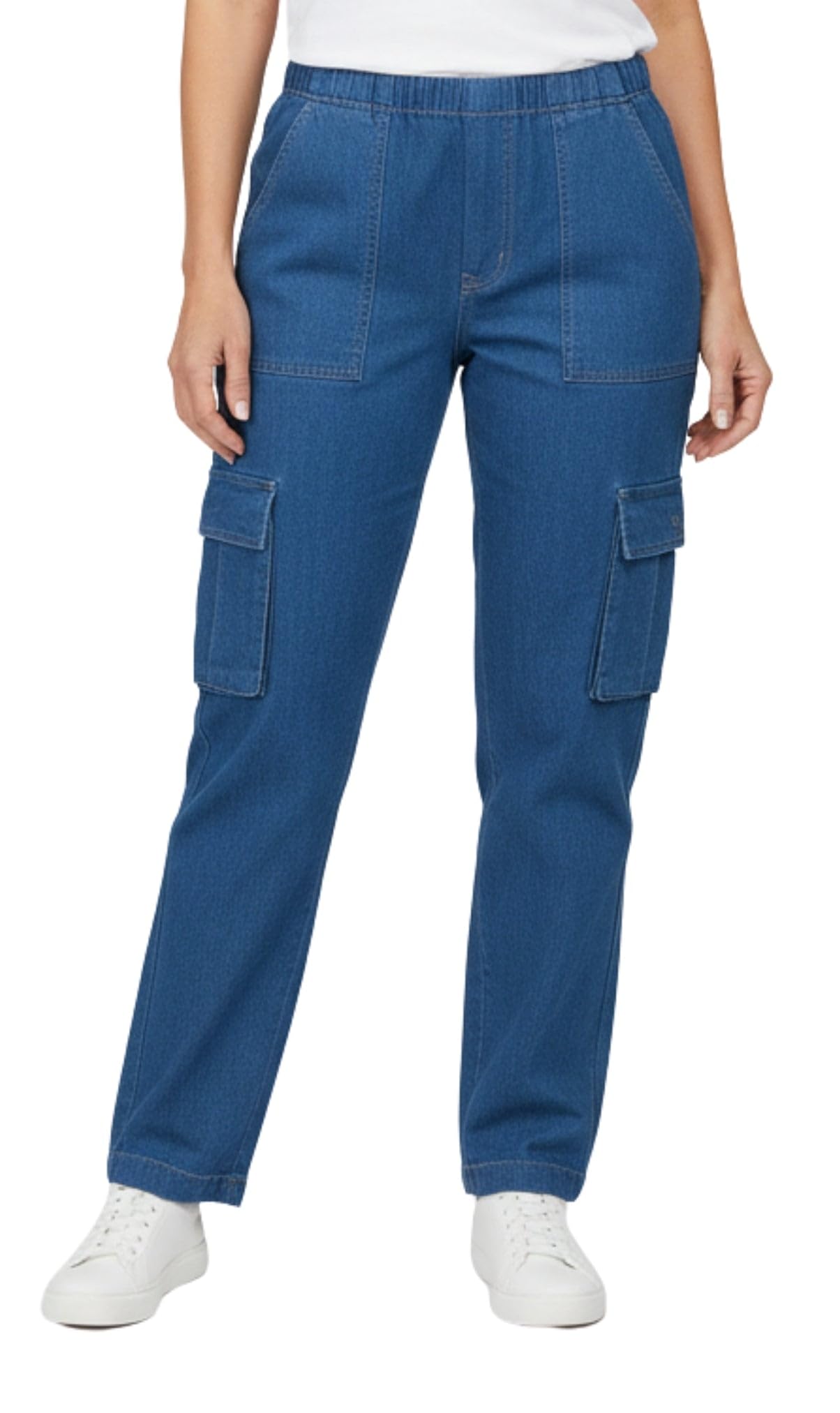 Turtle Bay New York Women’s Pull-On Lounge Pants with Elastic Waist – Comfortable Stretch Pants for Travel & Daily Wear