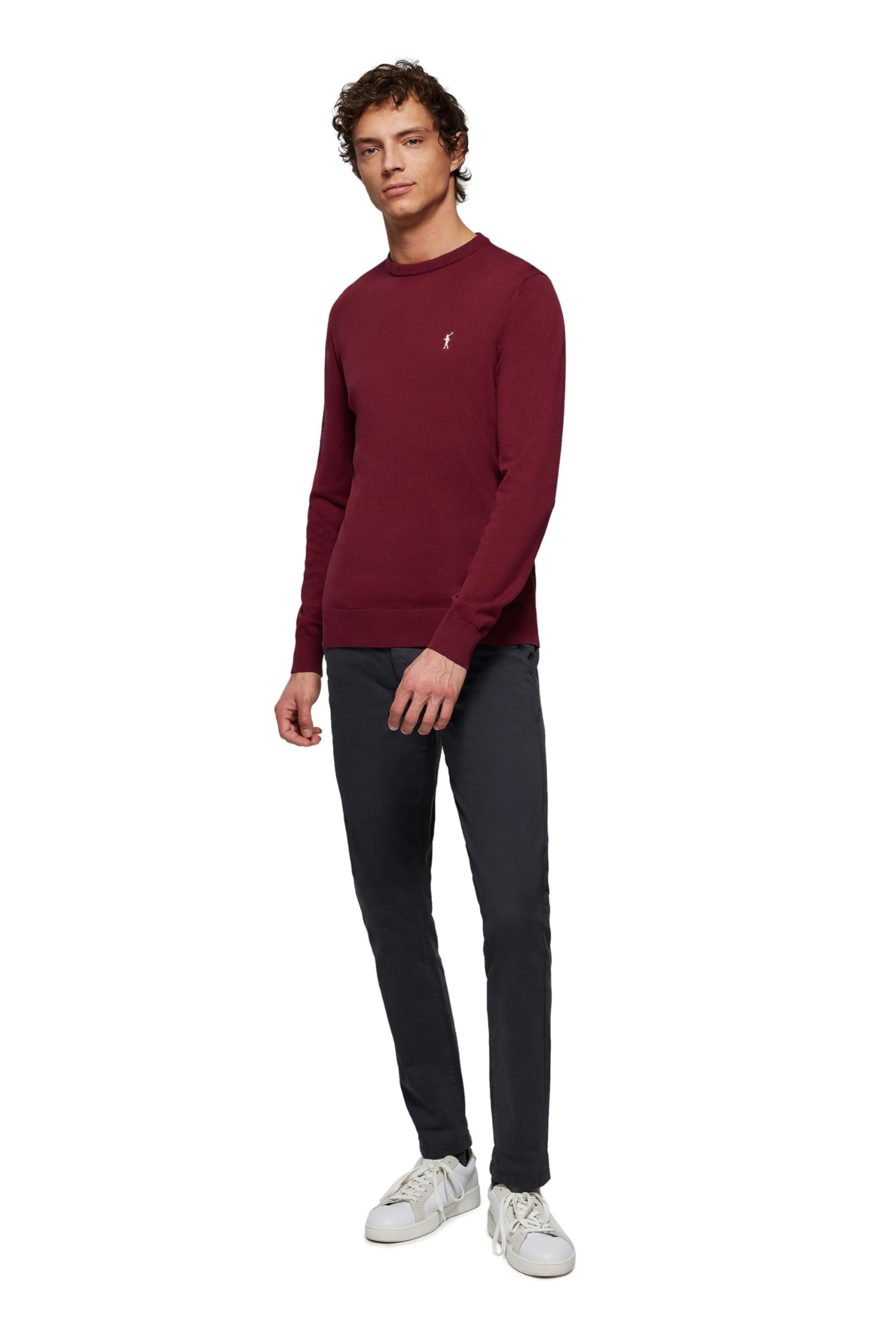 Polo Club Maglione Manica Lunga Uomo Maglioni Girocollo Crew Neck Pullover 100% Cotone