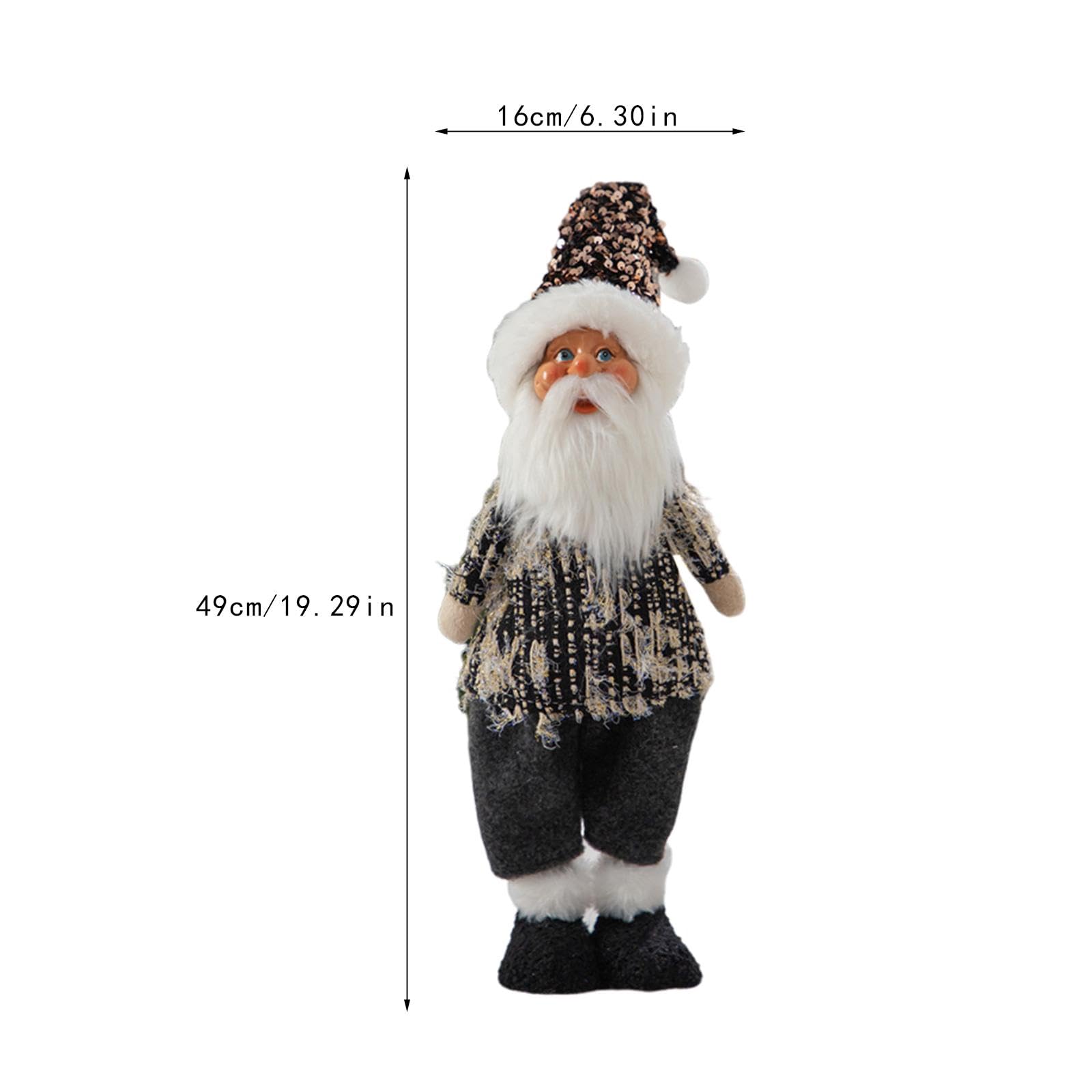 Figura Navideña de Muñeco para Decoración Y Regalo, Papá Noel