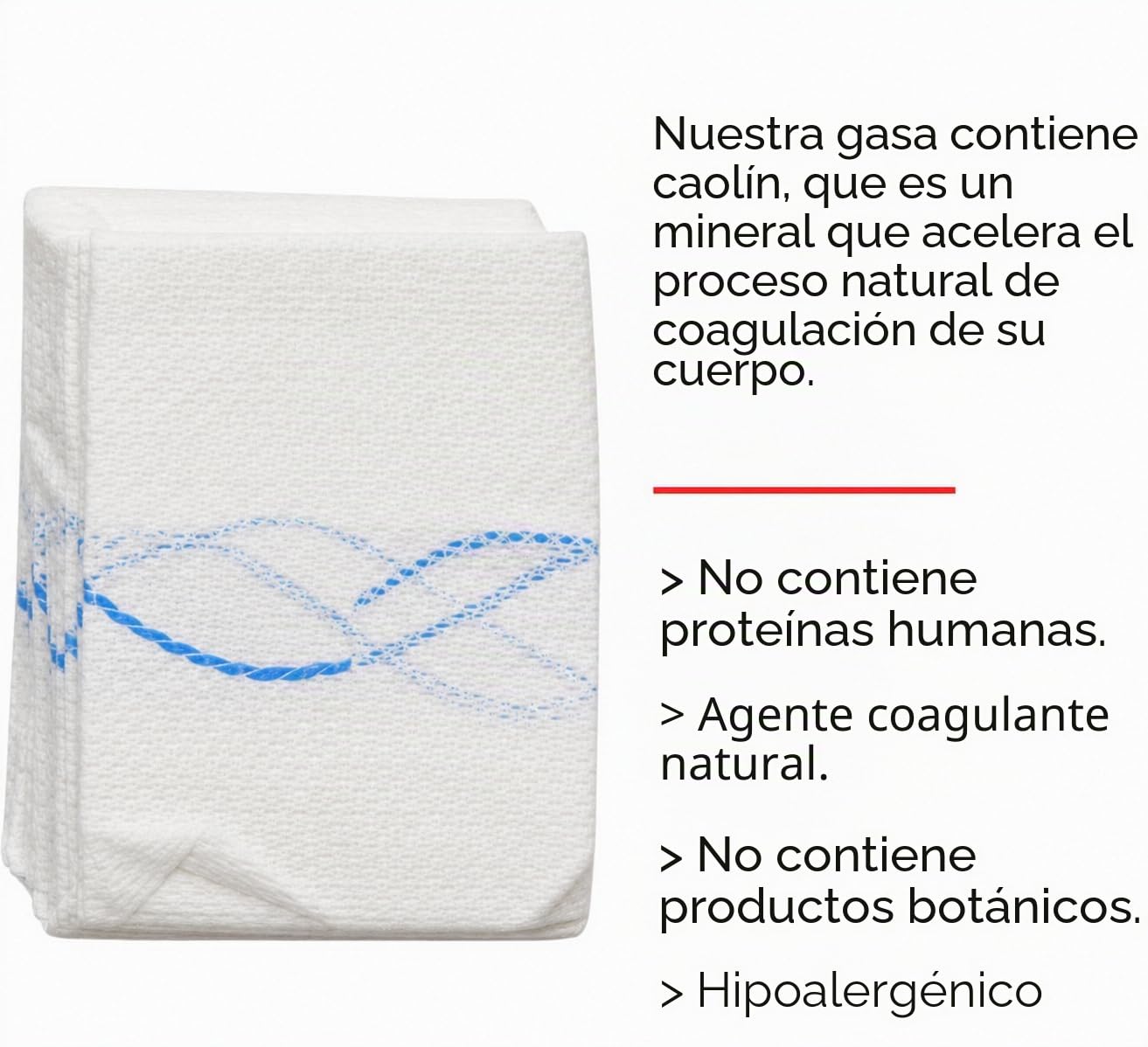 Charter Tactical First Aid Advanced Quick Clotting Combat Gasa - Gasa hemostática flexible para detener el kit de sangrado más rápido, con gasa de coagulación rápida, kit de supervivencia, 7,6 cm x