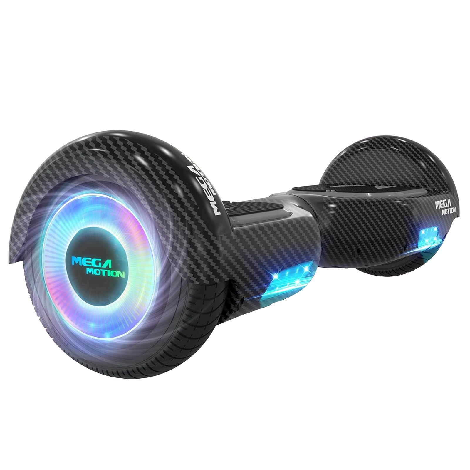 MEGA MOTION Hoverboards para Niños, Hoverboards 6,5 Pulgadas con Altavoz Bluetooth, con Luces LED, Regalo para Niños y Adolescentes