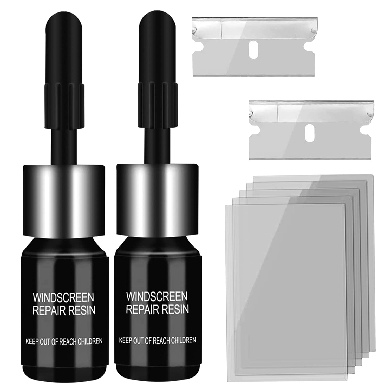Car Glass Chip Repair Kit – Windshield Crack Filler Liquid for DIY Auto Glass Scratch Repair-image-13