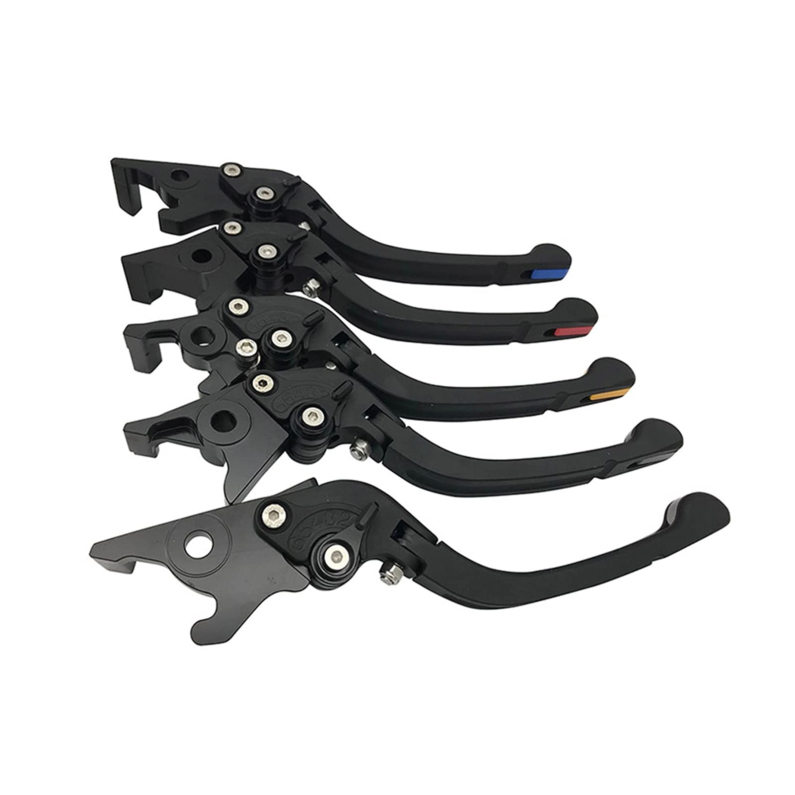 Leve Frizione E Freno Per Honda NC750X 2012-2020 - Regolabili, Pieghevoli, Colore Rosso - Foto 2