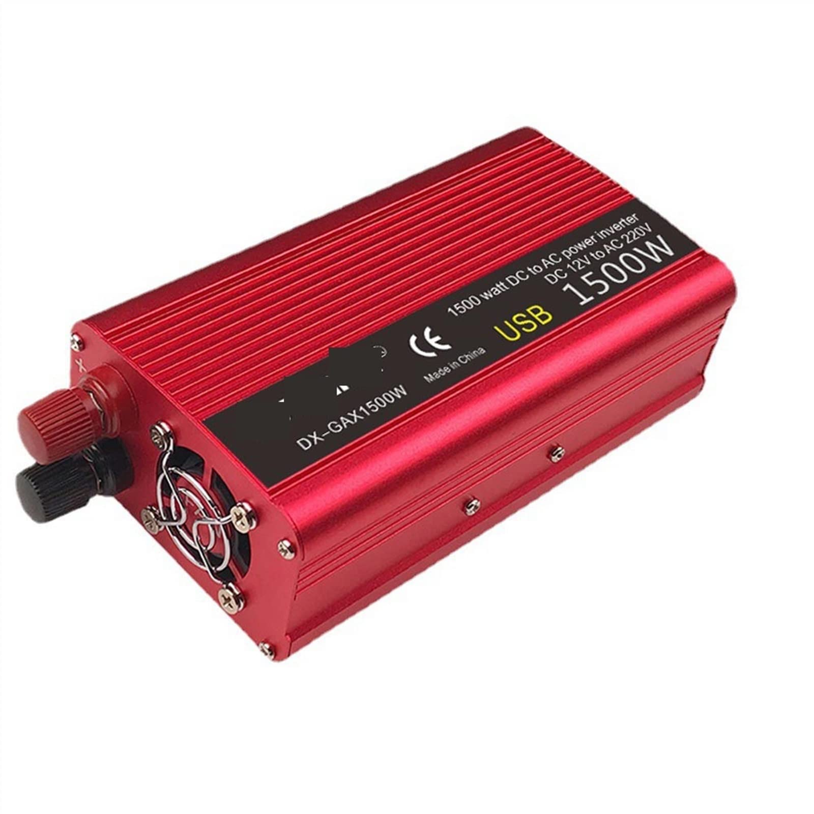 Falownik, Zmodyfikowany falownik sinusoidalny 1500W/2000W/2600W przetwornica napięcia 12V do 220 napięcie zasilania DC AC uniwersalne gniazdo domu na zewnątrz Powerbank(2000W,12V)