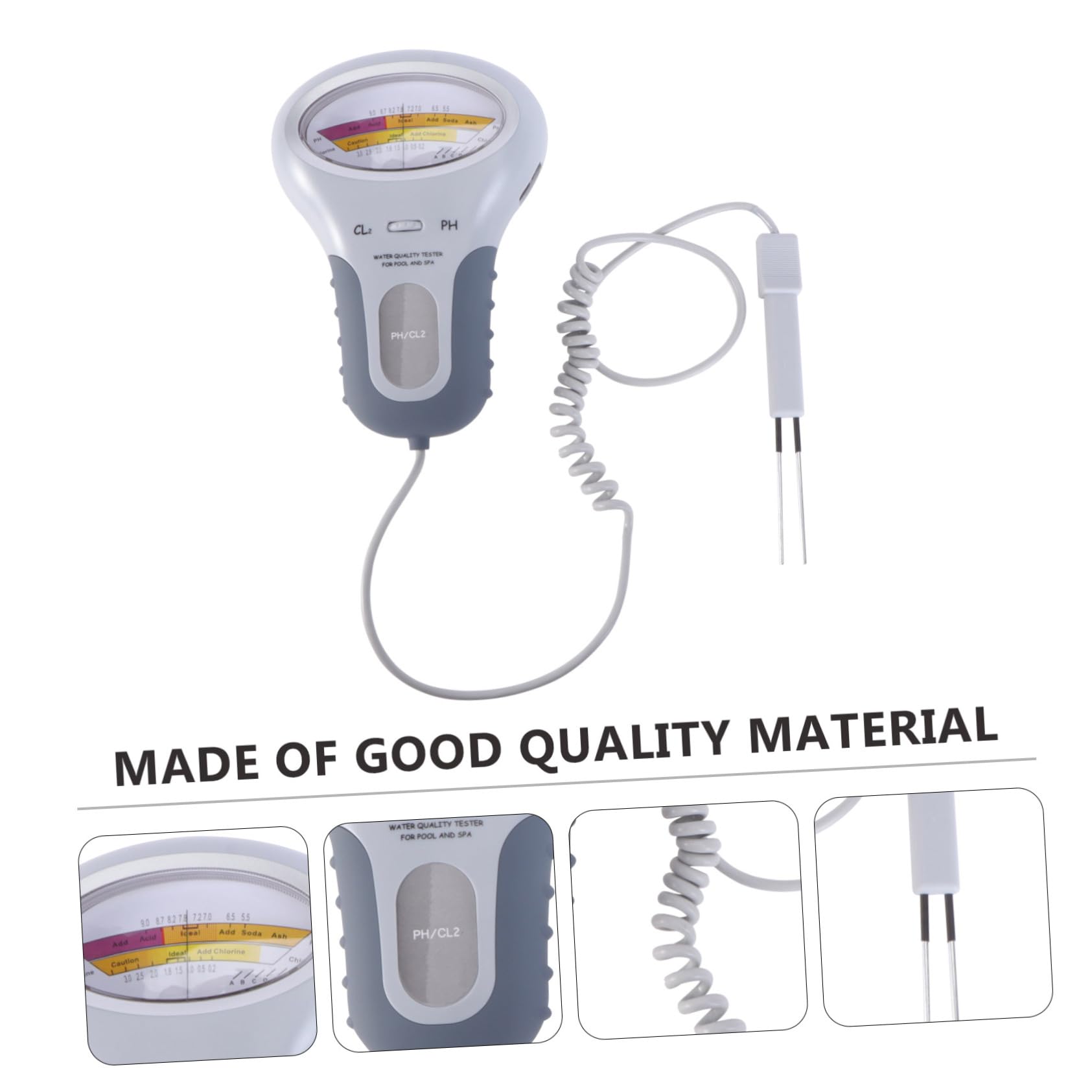 Medidor de Ph para Piscina y Spa, Probador de Agua Digital Portátil