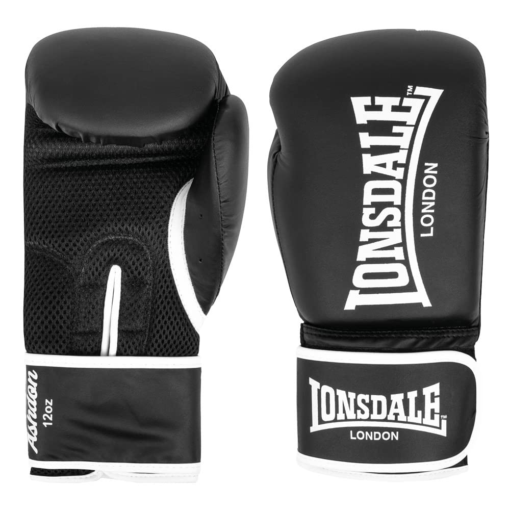Lonsdale Guanti da boxe in ecopelle ASHDON