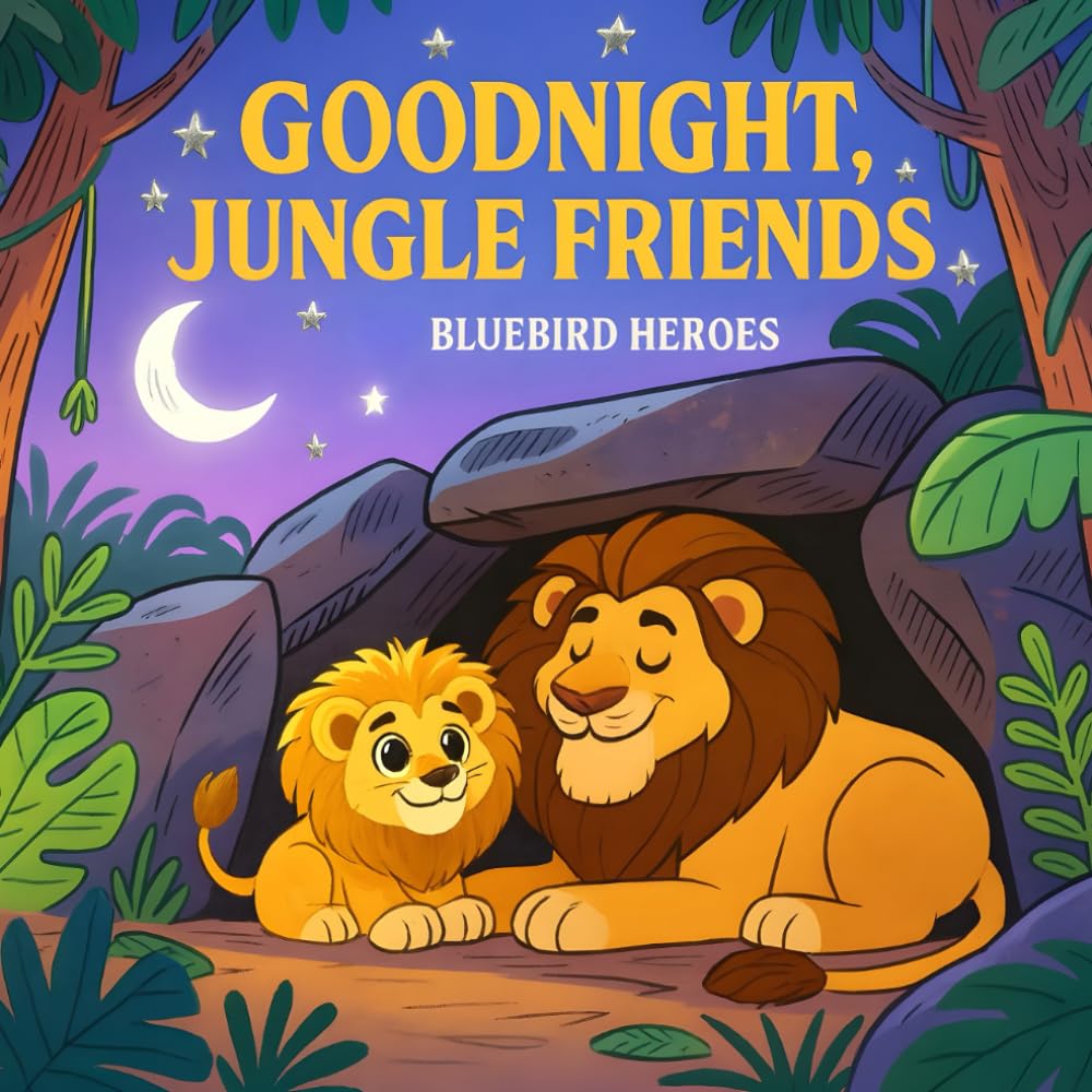 Goodnight, Jungle Friends: Bedtime Story for Toddlers and Preschoolers Ages 3-5 About Sleep and Jungle Animals