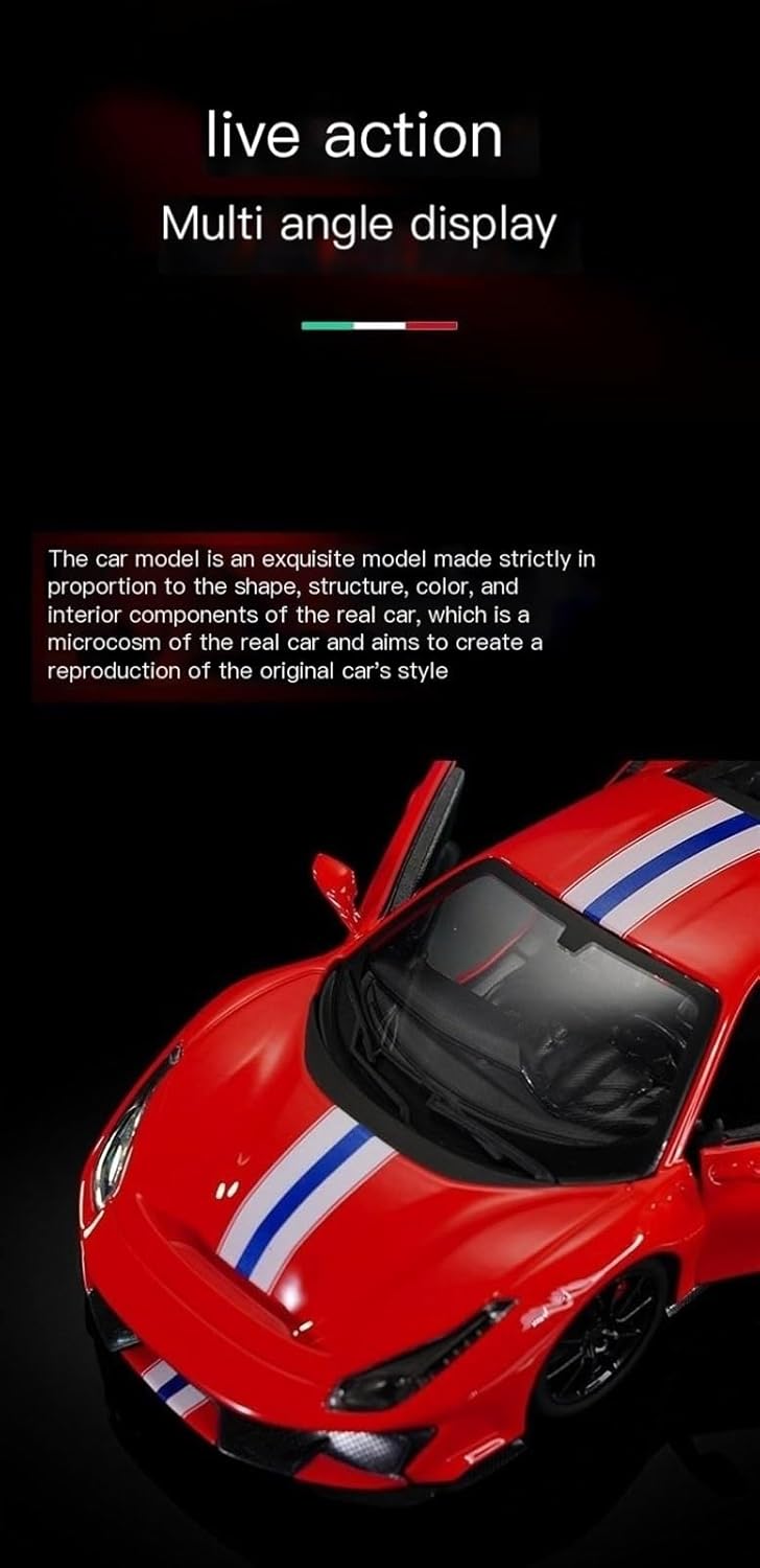 1:18 458speciale red alloy racing car model(458speciale Red)