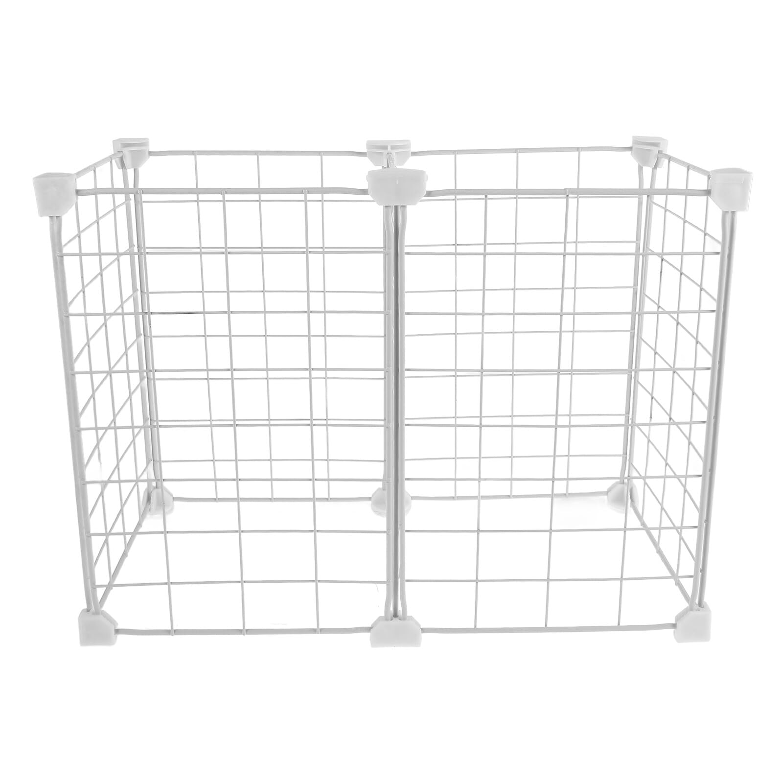 Sewroro Organisateur de Congélateur Blanc en Plastique et Fer Design en Grille, Multiple Couches, Optimisation d'Espace et Isolation de L'Air Froid pour Congélateur Coffre