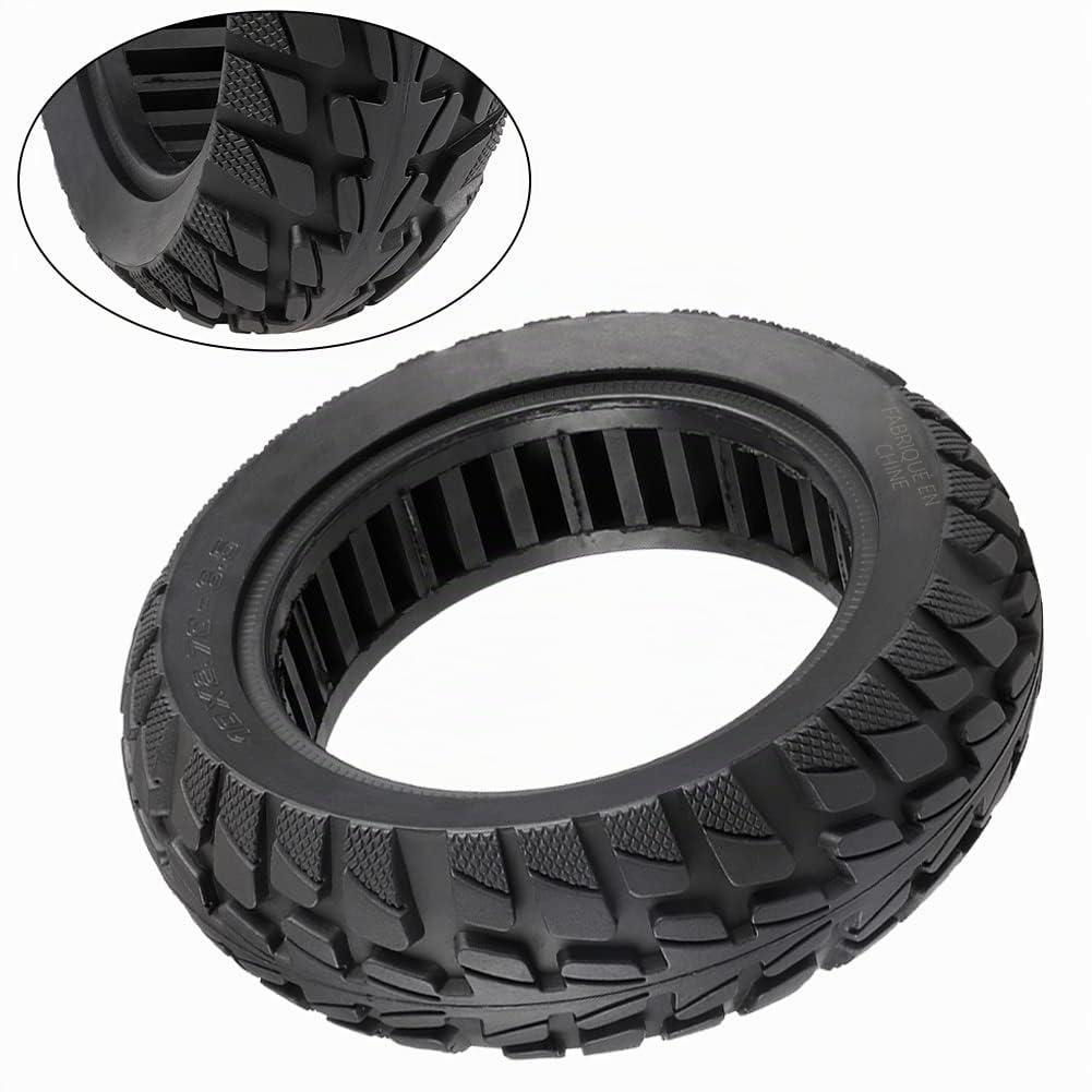 Pneu solide pour scooter, 10 pouces 10x2,70-6,5 Pneu plein 70/65-6,5 Universel pour trottinette électrique Jayruit