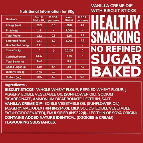 Image of Snackible Assorted Mini Dipsters (Pack Of 6) | Pistachio, Hazelnut, Chocolatey, Butterscotch, Caramel, Vanilla Creme | Baked | Healthy Snack | No Palm Oil | No Refined Sugar | Sweetened with Jaggery | Made with Whole Wheat | Chip & Dip | Travel Friendly