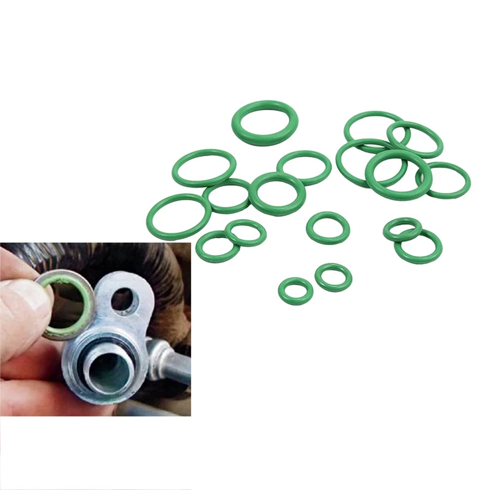 Assortiment De 225 Joints Toriques HNBR TECPO – 18 Tailles (3 à 22mm), Pour Climatisation Auto, Résistants Huile Et Chaleur