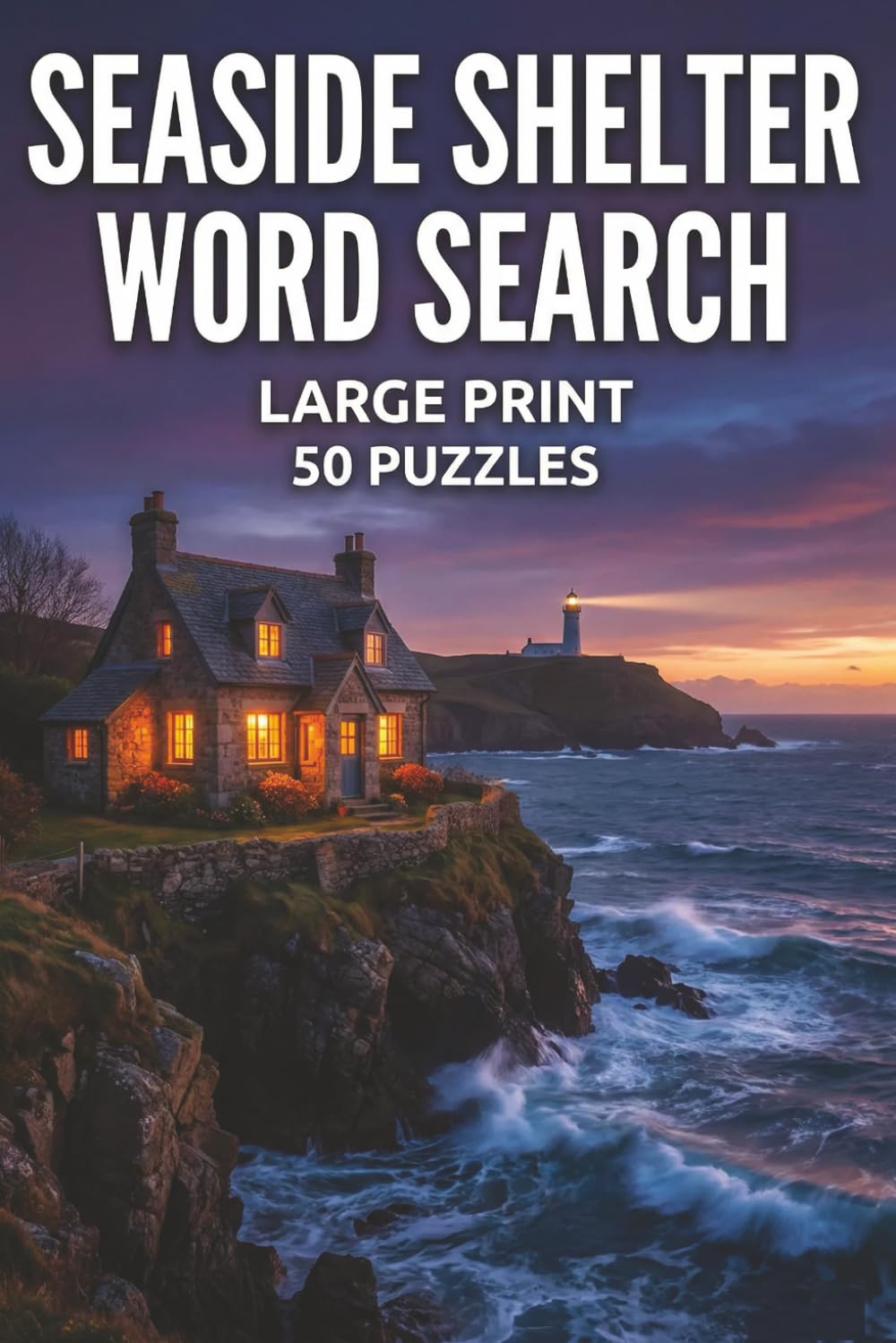 Seaside Shelter Word Search: Word Searches With A Cozy & Warm Collection of 50 Easy-to-Read Puzzles for Seaside Relaxation, Large Print: 50 Puzzles ... Calm, Coastal Cottages, and Warm Sand.