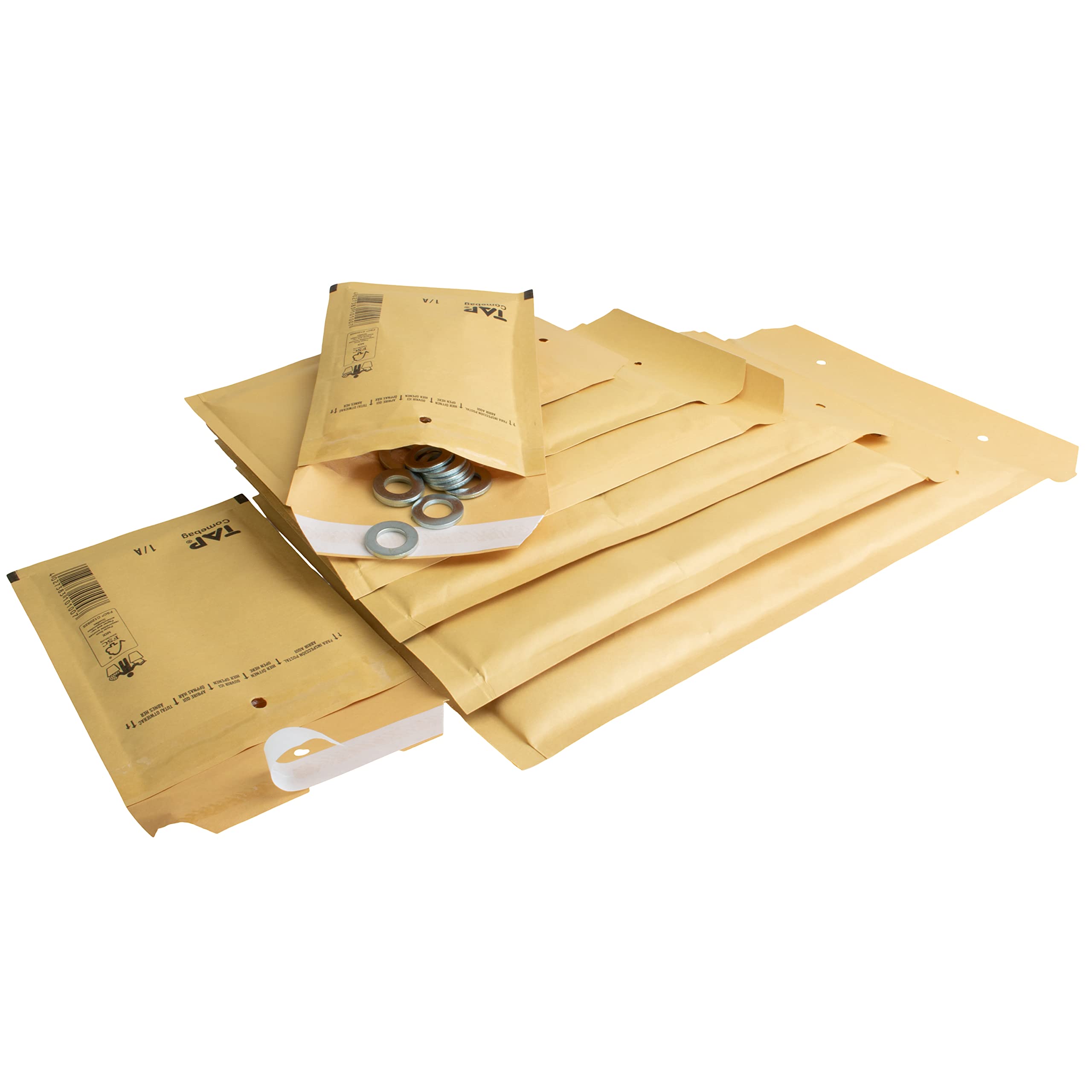 Luftpolstertaschen Weiß - 1000 Stück Für Sicheren Versand