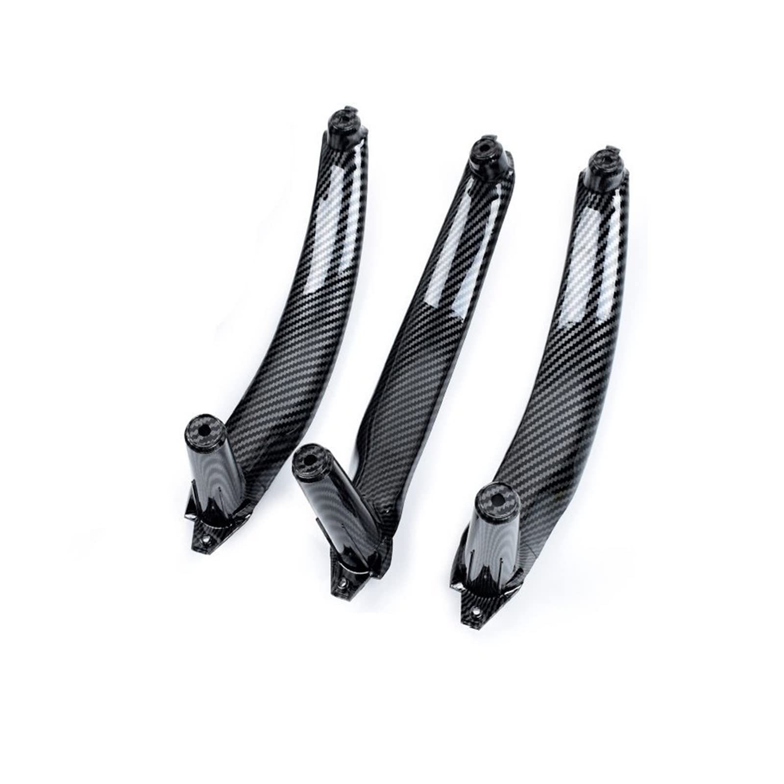 FANGZIQF Inner Door Pull Handles for E70 X5 SAV 2007-2013 for E71/E72 X6 2008-2014 Car Left Right Interior Door Armrest Handle Inner Panel Pull Trim Cover(RHD 3Pcs)