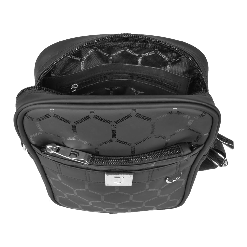 JUVENTUS 133424 Juve, Bolso Unisex Adulto, Negro