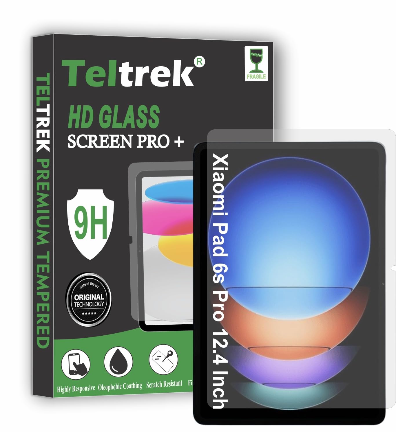 TELTREK ScreenGuard Compatible With Xiaomi Pad 6S Pro, Xiaomi Pad 6S Pro 2024 (12.4 Inch) Flexible Fiber Screen Protector Not a Tempered Glass. (B0D56RV3K5) Amazon Price History, Amazon Price Tracker
