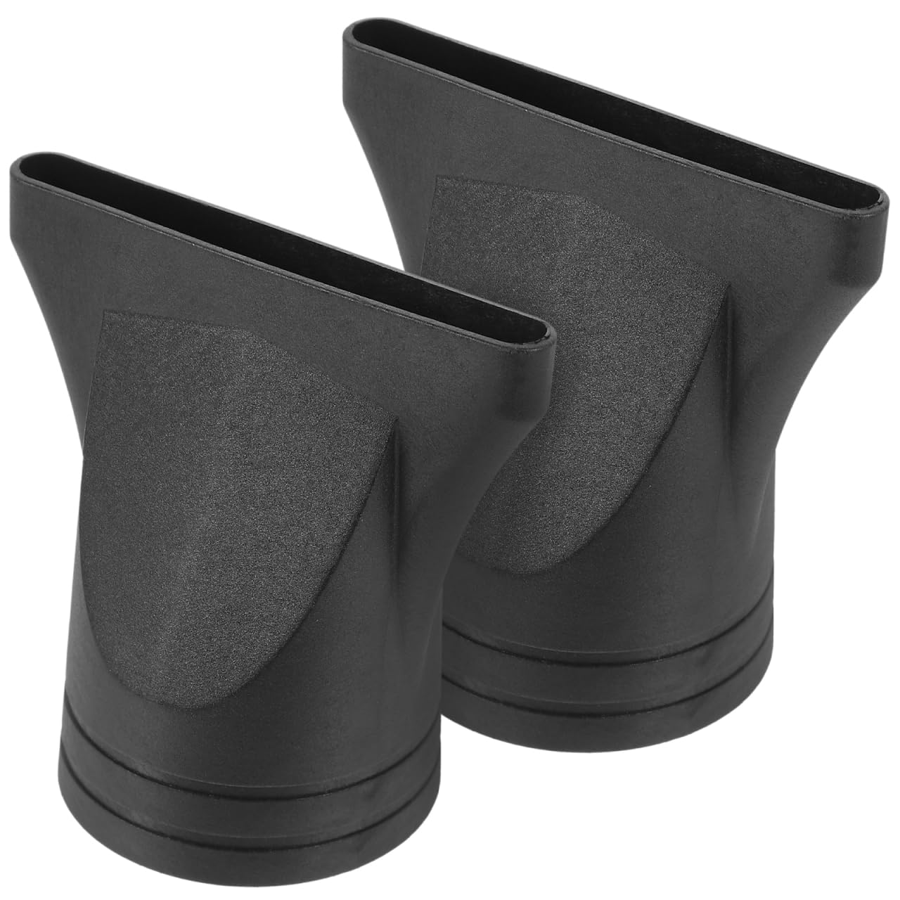 NOLITOY 2pcs Black Hair Dryer Nozzle Professional Blow Drying Diffuser Attachment for Hair Dryer Lightweight Durable Plastic Styling Tool