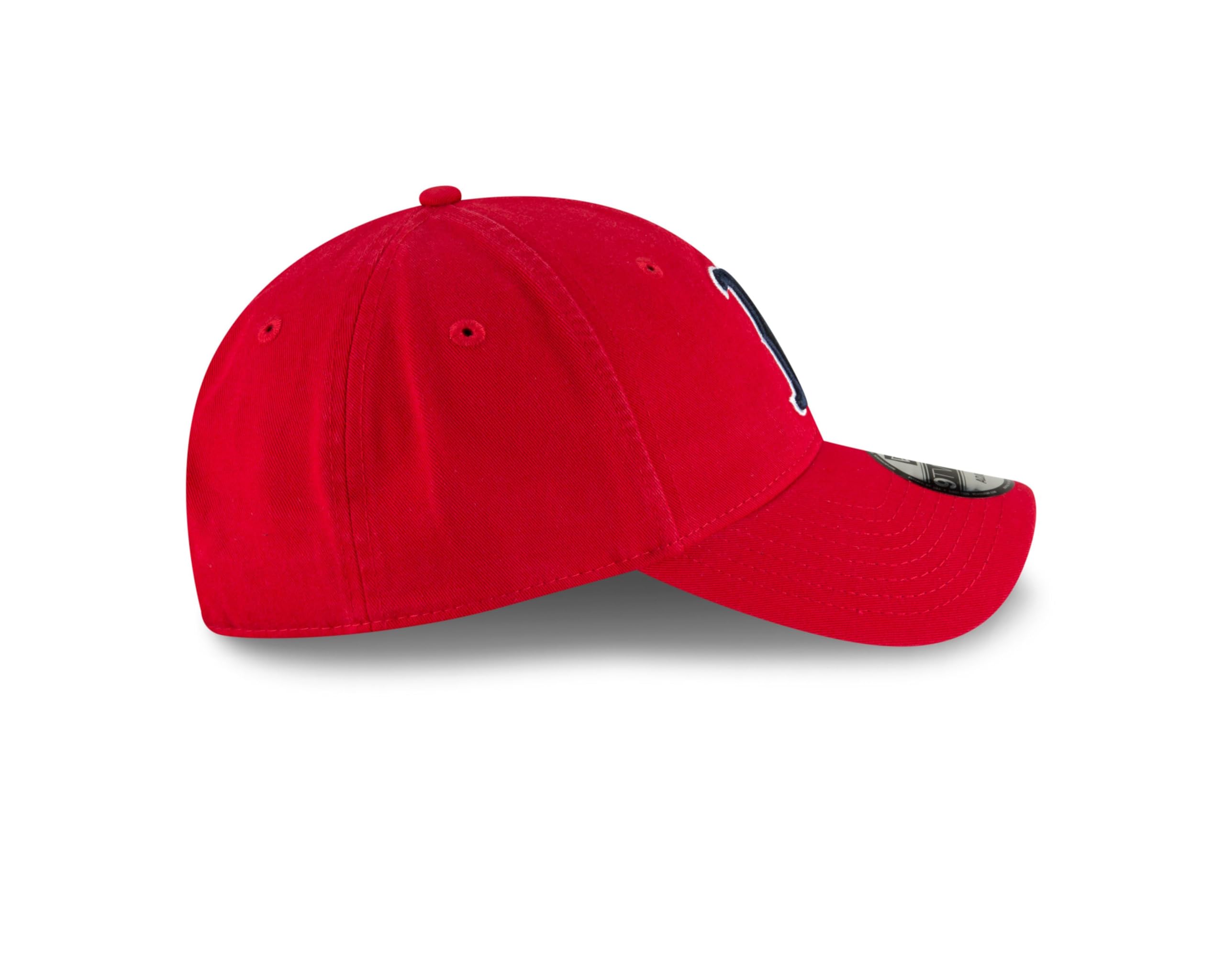 New Era Boston Red Sox MLB Core Classic Rosso 9Twenty Berretto Regolabile