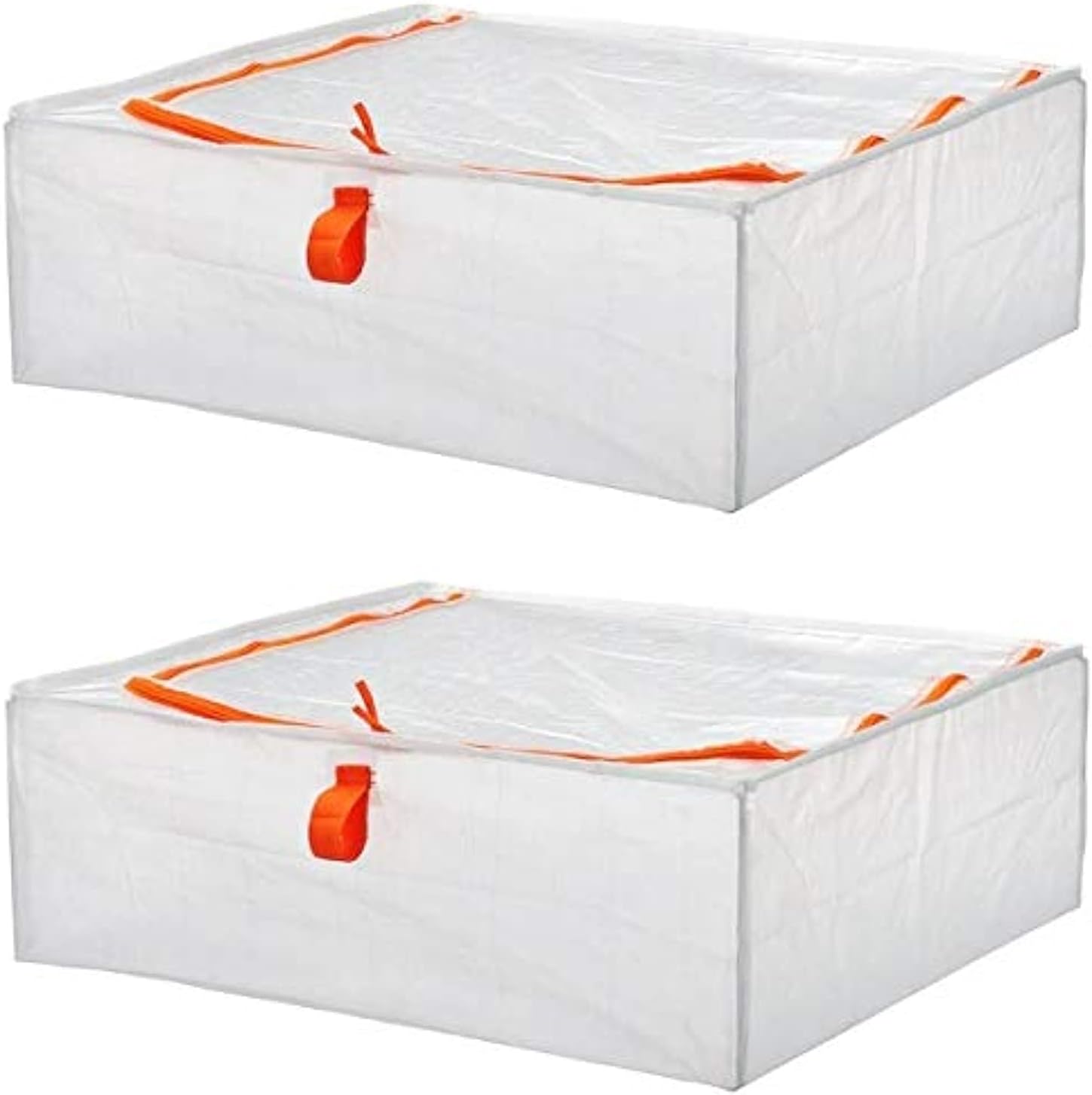 Polypropylene Tssp Storage Case 55X49X19 Cm (22X19X7") (Pack Of 2),Transparent