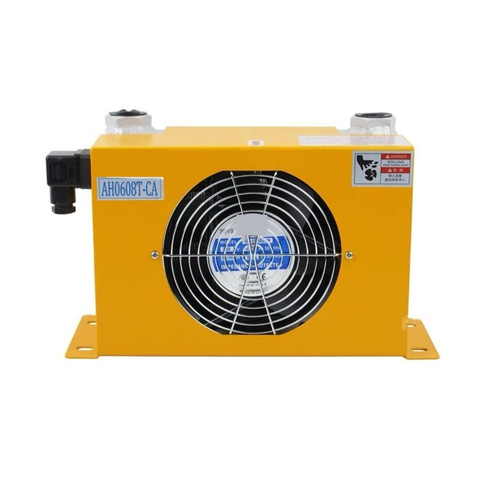 AH0608T Enfriador de aire hidráulico Intercambiador de calor de aleación de aluminio Unidad de enfriador de aceite Condensador de intercambiador de calor de aluminio Operación estable