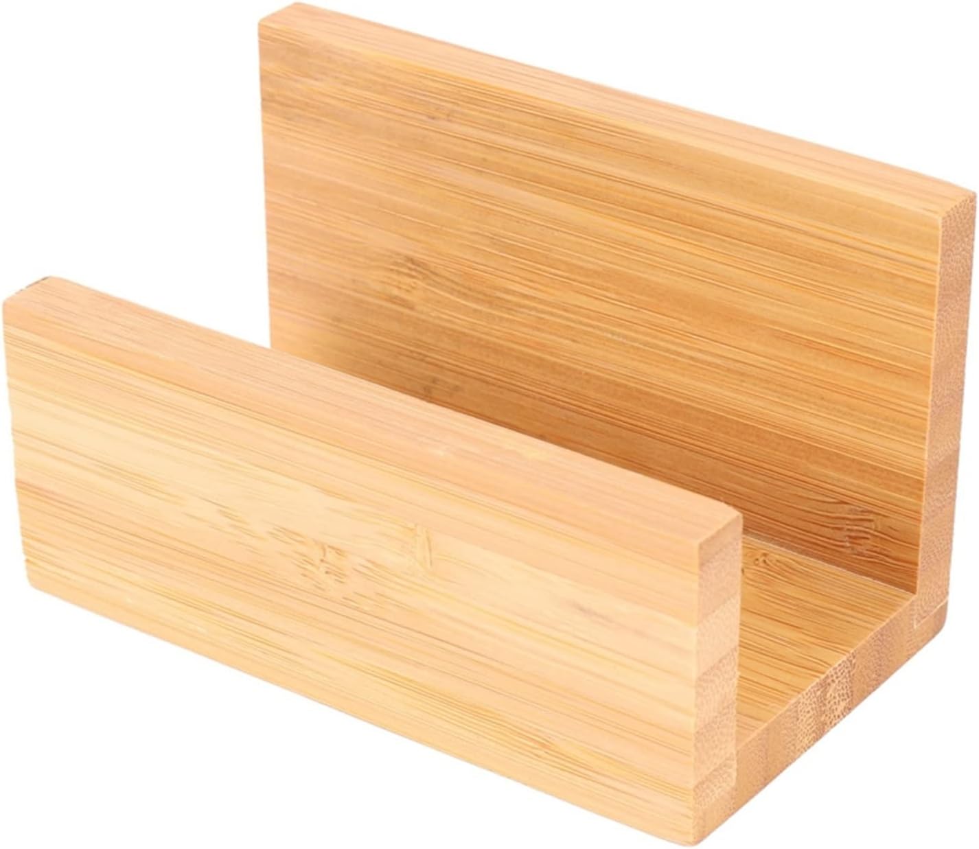 木製デスク トップ名刺ホルダー 頑丈なデスク用名刺ディスプレイホルダー