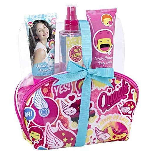Soy Luna Set med 100 ml necessär Eau De Toilette, 95 ml kroppslotion och 95 ml gel