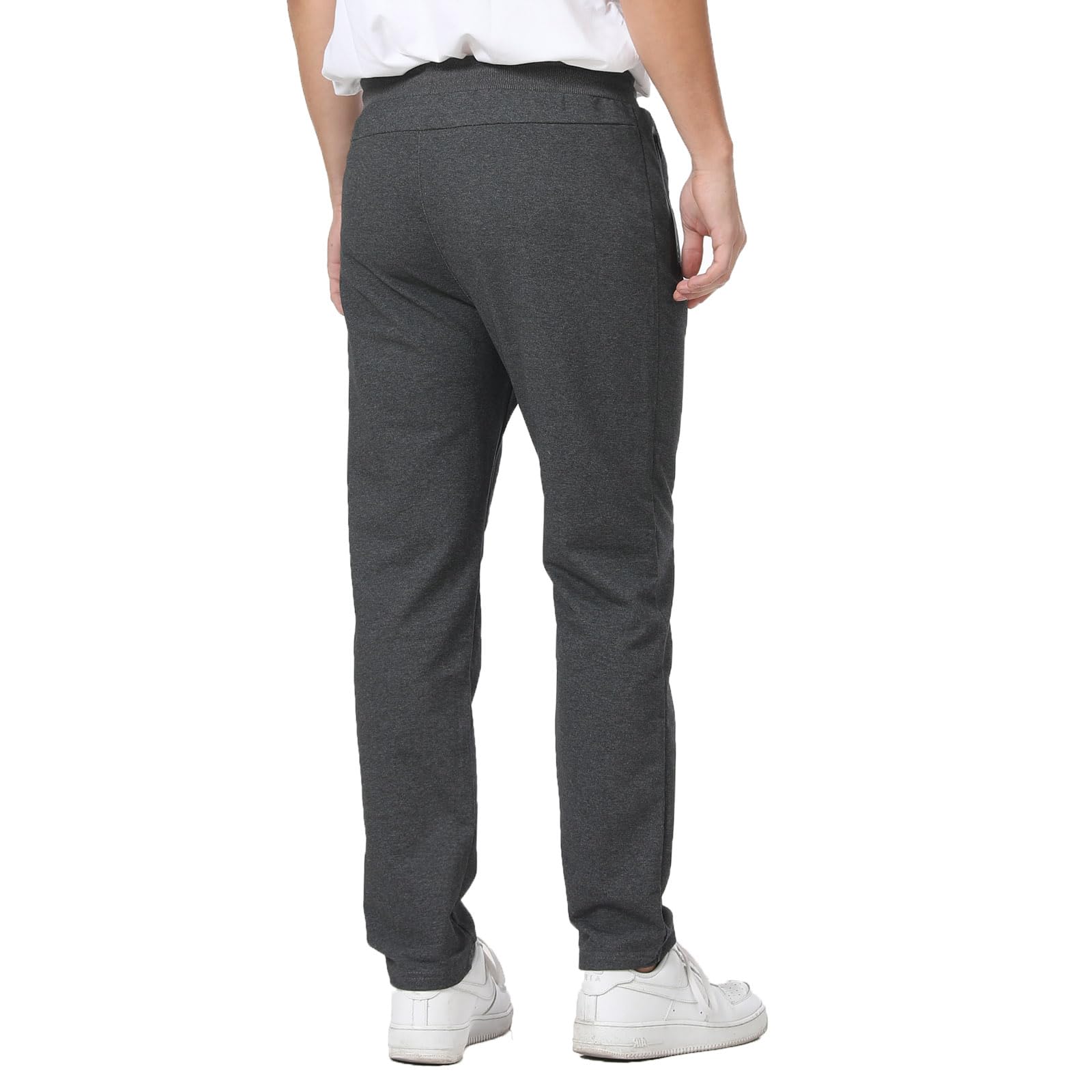 JustSun Pantaloni Tuta Uomo Sportivi Cotone Casual con Tasche Zip