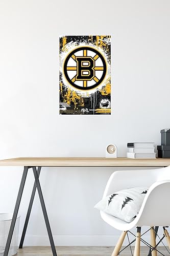 Miniatura 4 de Trends International NHL Boston Bruins - Póster de pared con logotipo Maximalist 23, 14.72 x 22.37 pulgadas, versión premium sin marco