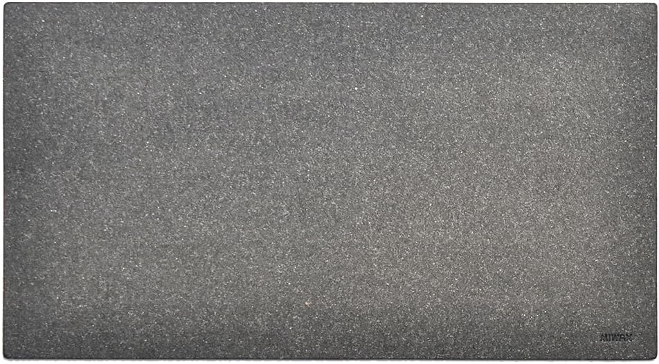 MIWAX Desk Mat Small Recycled Leather Desk Mat Gray MX-4223R-GY