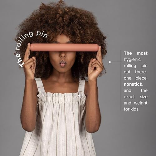 Miniatura 4 de Tampoco Real Kids Juego de Cocina y Horneado – Herramientas de cocina Montessori para cocinar de verdad con utensilios de silicona aptos para