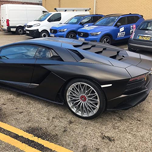 BkWrapping Pellicola Adesiva per Auto Nero Opaco, Pellicola Rivestimento Protezione Adesiva, Car Sticker Wrapping (200cm x 150cm)