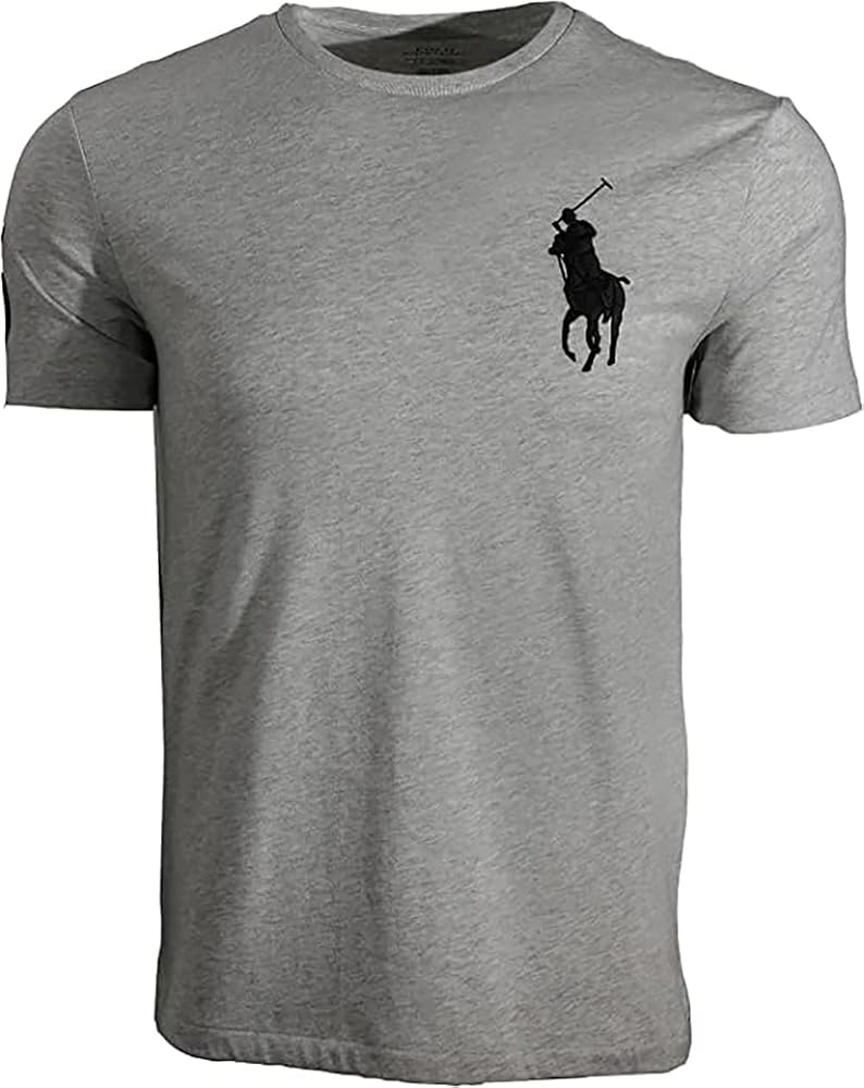 POLO RALPH LAUREN Big Pony Crew Neck T-Shirt Summer 2021 (Grey, XX