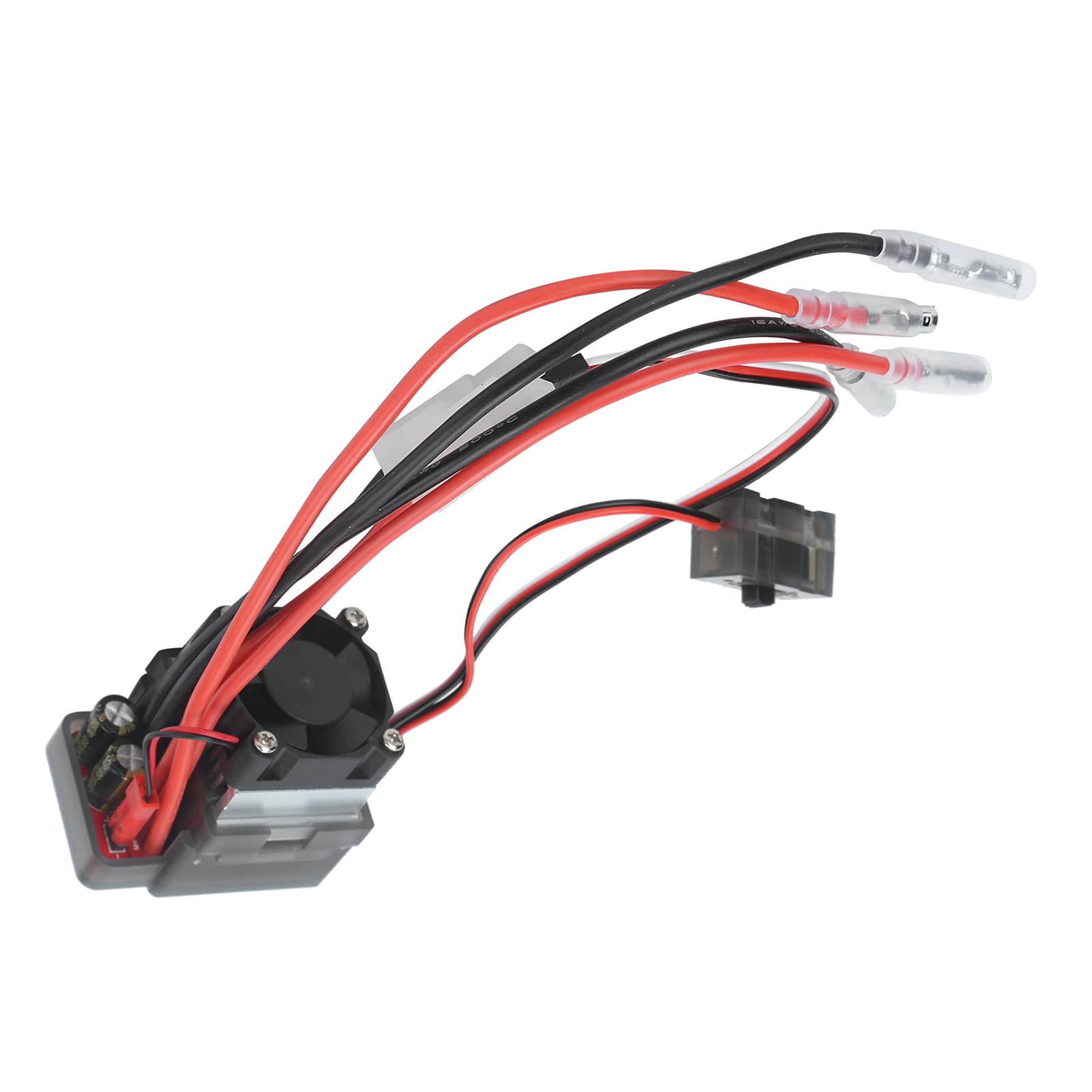 Yosoo Health Gear ESC étanche 360A Avec Ventilateur - Contrôleur Brossé RC 1/10 Pour Voiture, Camion, Crawler - Dissipateur Thermique Inclus