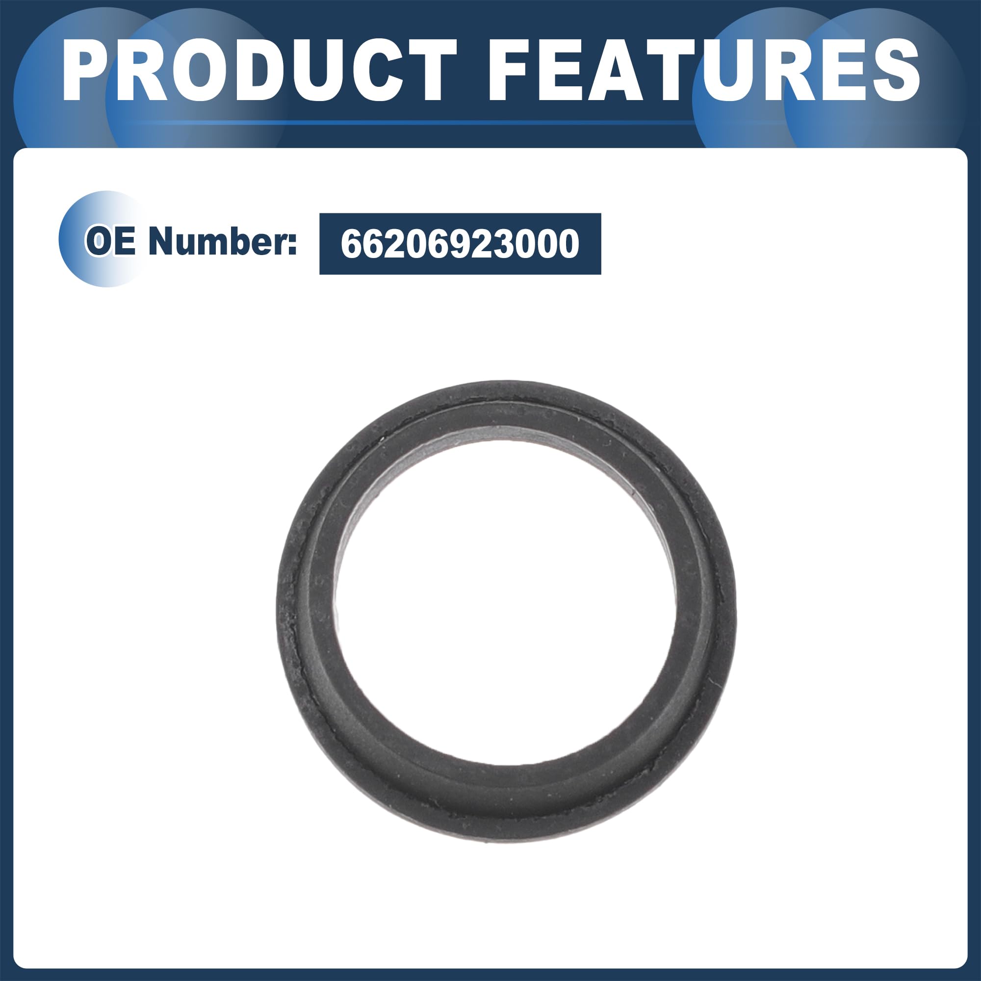 10 Anelli In Gomma Per Sensori Di Parcheggio Posteriori BMW – N.66206923000, Compatibili Con 1/2/3/4 Serie