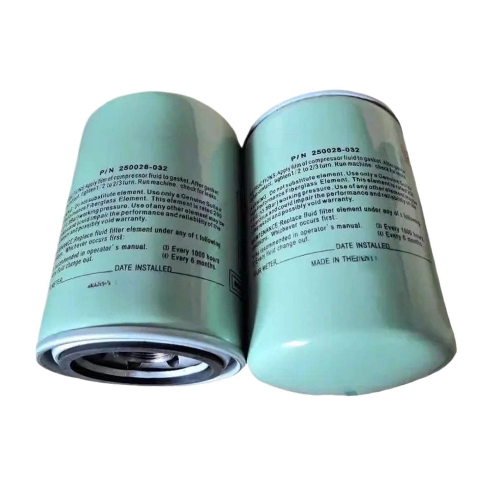 CLEUFWKO 1pcs Oil Filter Fits Air Compressor 250028-032