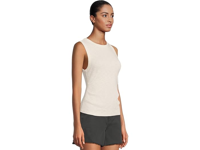 Rib Slub Side Pleat Tank - Image 2