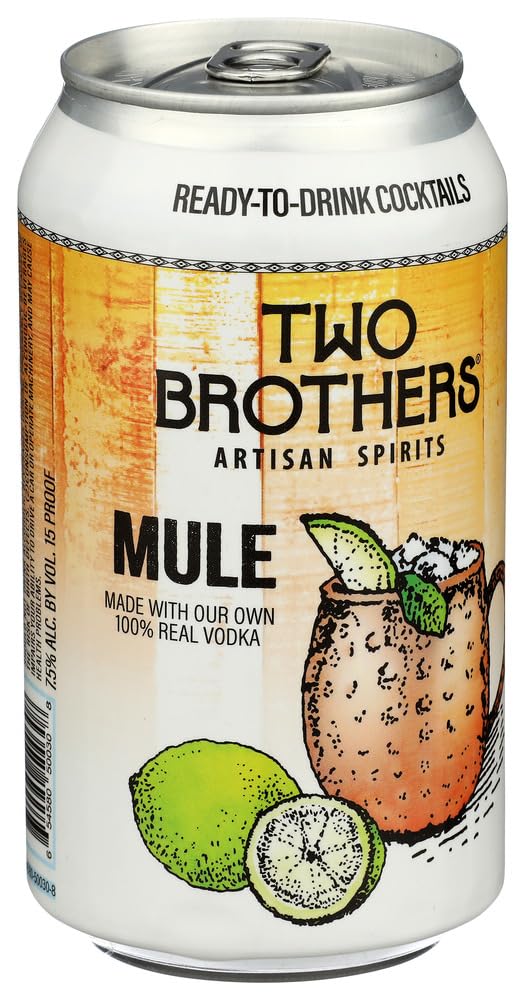 Two Brothers Brewing Moscow Mule Cocktail 4Pk Cans, 12 Fz